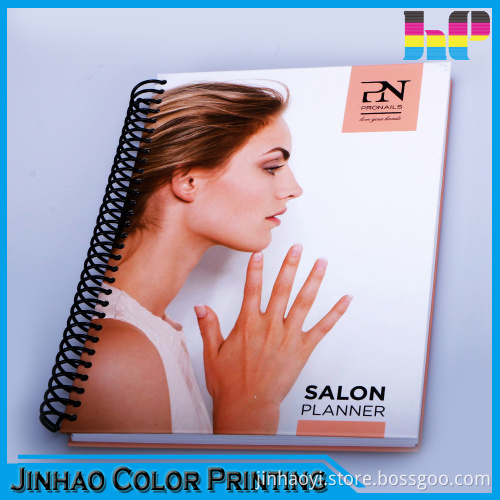 high quality book printing service /Wire-O book printing and best price